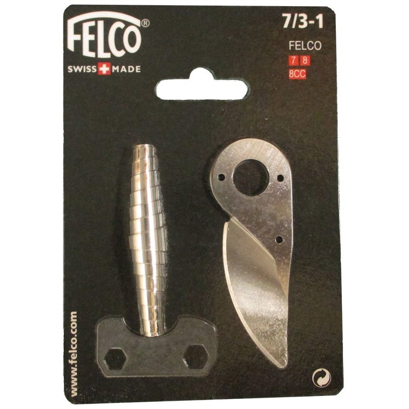 Felco Hand Pruner Replacement Kit (7/3-1) - Spare Blade, Spring, & Adjustment Key for Garden Shears & Clippers - Image 2